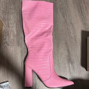 Aster Croc Embossed Boot